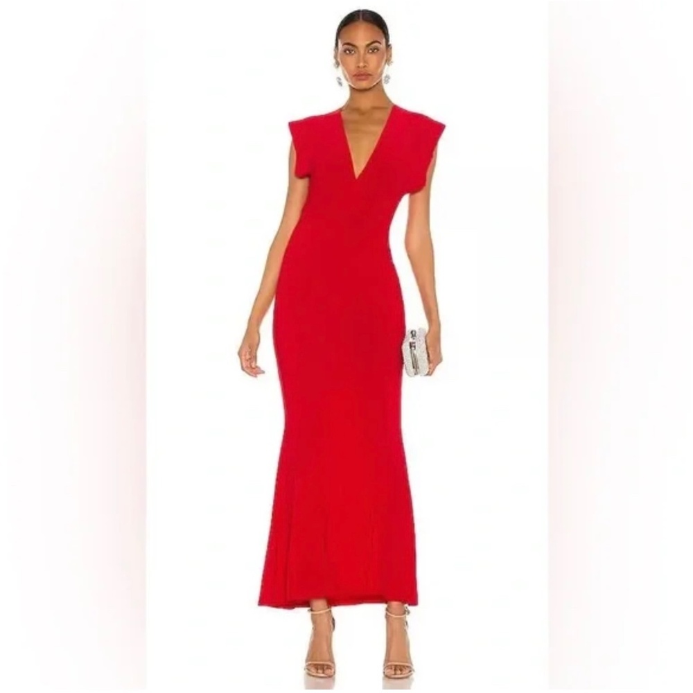Norma Kamali V Neck Rectangle Dress